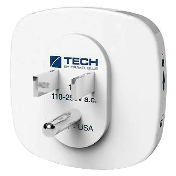 Adaptador de viaje Europa a Estados Unidos - Blanco