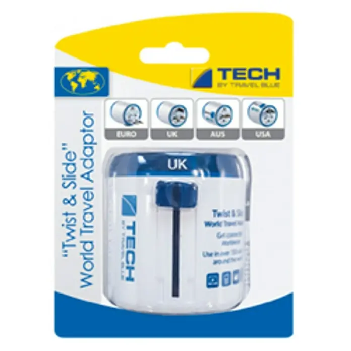 Adaptador de viaje universal - Blanco