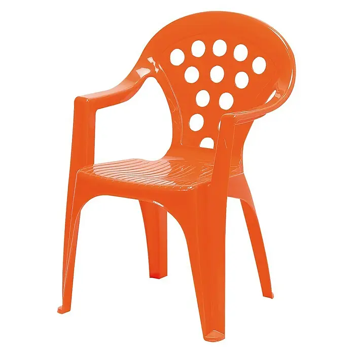 Kinder-Stapelstuhl Baby - 35 cm, Kunststoff, Orange