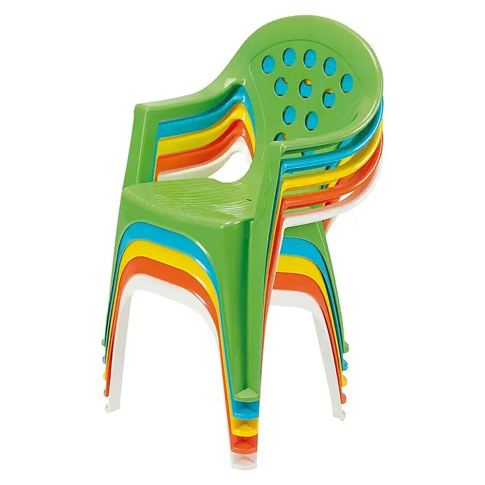 Kinder-Stapelstuhl Baby - 35 cm, Kunststoff, Gelb