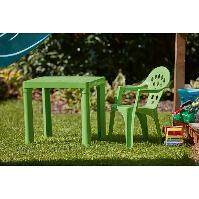 Kinder-Stapelstuhl Baby - 35 cm, Kunststoff, Gelb