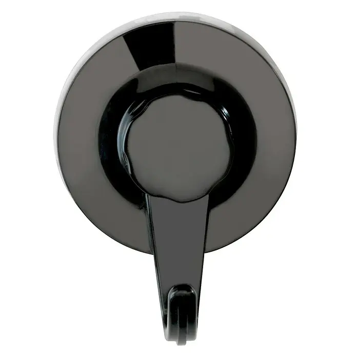 Wenko Handtuchhaken Valenza Ultra-Loc - 1 Stk., Schwarz, Kunststoff
