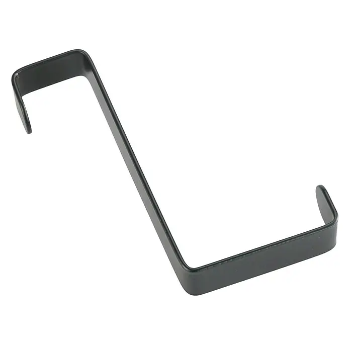 Wenko Türhaken - 4 Stk., Metall, Schwarz