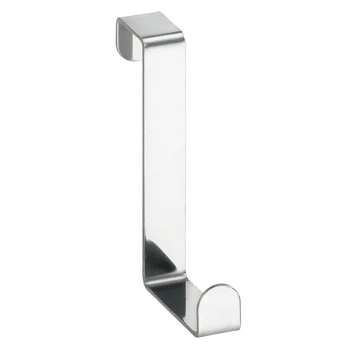 Wenko Gancho de puerta - Acero inoxidable, 6 ud.