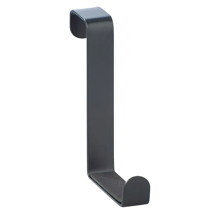 Wenko Türhaken - 4 Stk., Metall, Schwarz