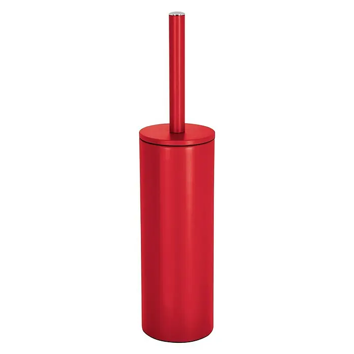 Spirella Escobillero Akira - Acero inoxidable, Rojo