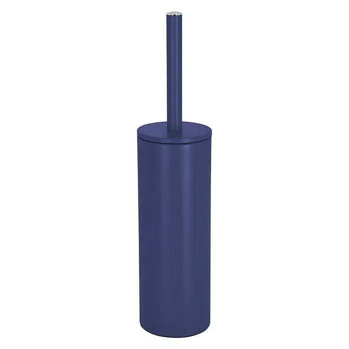 Spirella Escobillero Akira - Acero inoxidable, Azul marino