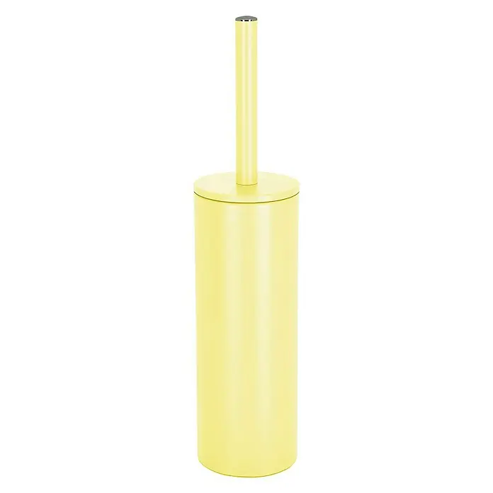 Spirella Escobillero Akira - Acero inoxidable, Amarillo claro