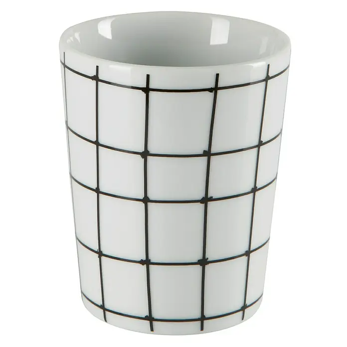 Spirella Visby Vaso de encimera - Porcelana, Blanco