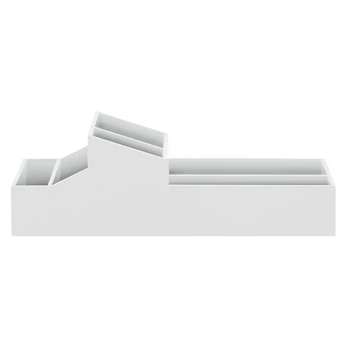 Spirella Organizador multiuso Skyline - L x An x Al: 10 x 30,7 x 10 cm, Blanco