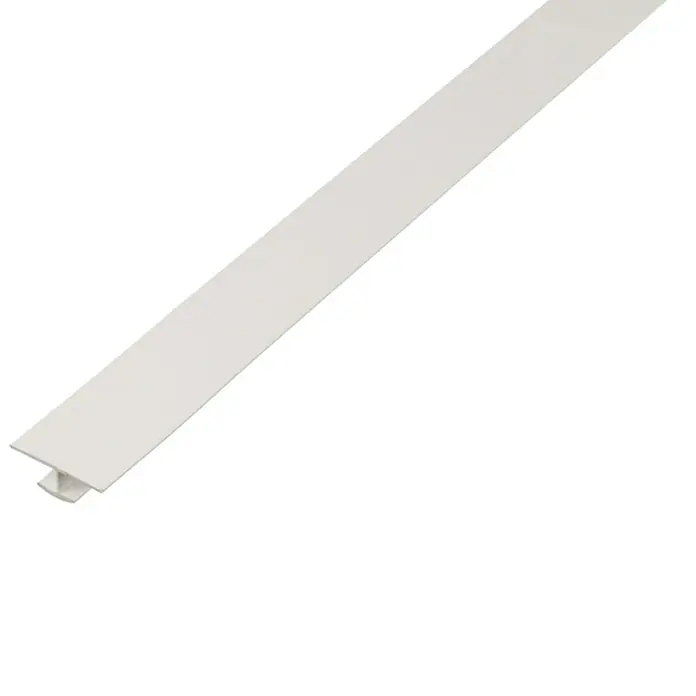 Stabilit Perfil en H - L x An x Al: 1.000 x 25 x 4 mm, Espesor: 1 mm, PVC, Blanco