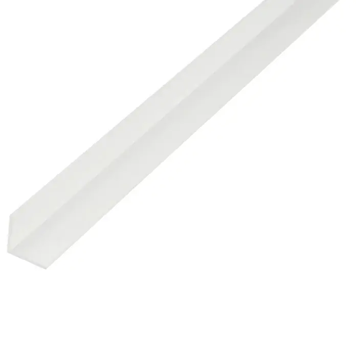Stabilit Perfil angular - L x An x Al: 1.000 x 30 x 30 mm, Espesor: 2 mm, PVC, Blanco