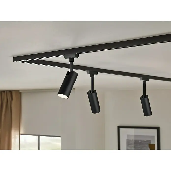Paulmann URail LED-Spot Tubo - 5 W, L x B x H: 10,5 x 4,2 x 19,6 cm, Schwarz