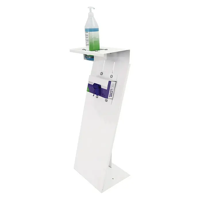 Simonrack Dispensador de pie - Blanco, Acero, Altura: 93,5 cm