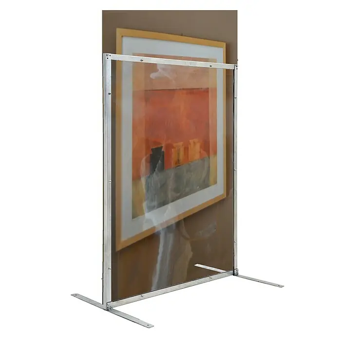 Simonrack Mampara de protección - An x Al: 74 x 98 cm, Plástico