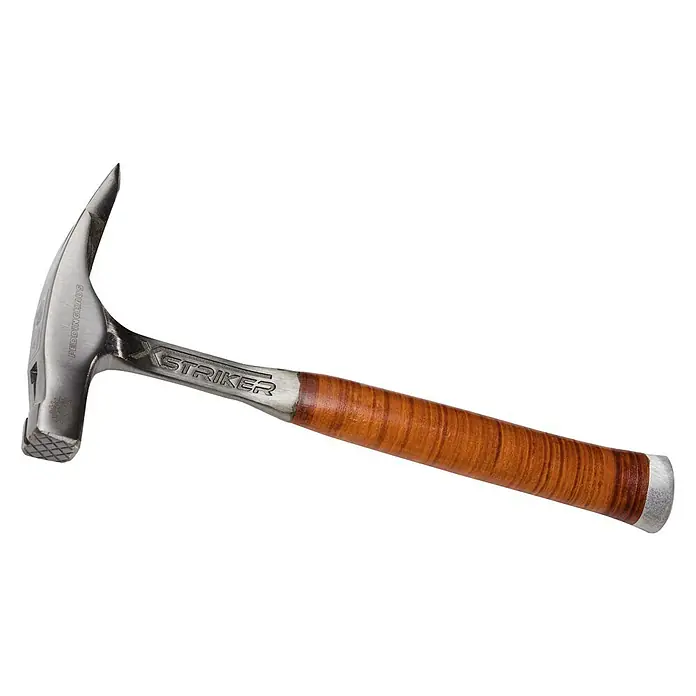 Peddinghaus Zimmermannshammer - 600 g, Magnetischer Nagelhalter, Leder
