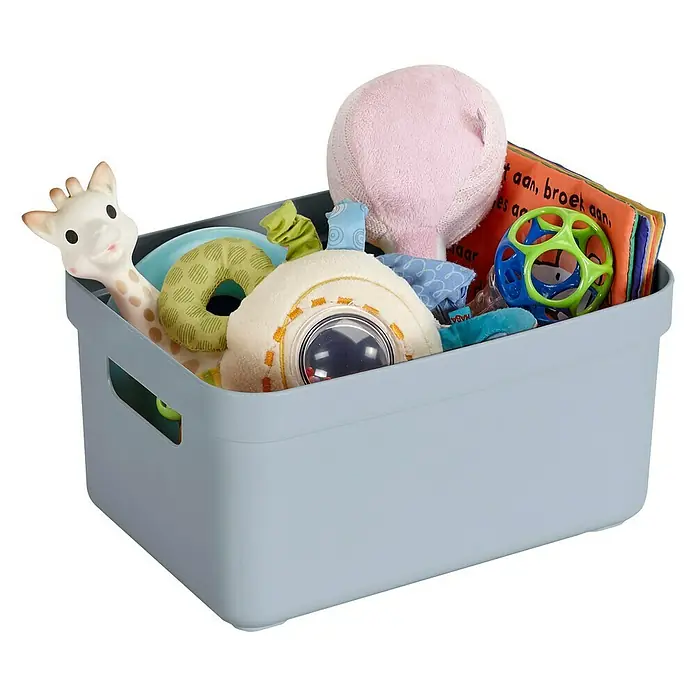 Sunware Aufbewahrungsbox Sigma Home - L x B x H: 25,2 x 18 x 12,2 cm, Kunststoff, Blaugrau - Anwendungsbeispiel