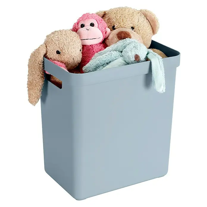 Sunware Aufbewahrungsbox Sigma Home - L x B x H: 35 x 25 x 36,3 cm, Kunststoff, Blaugrau - Anwendungsbeispiel
