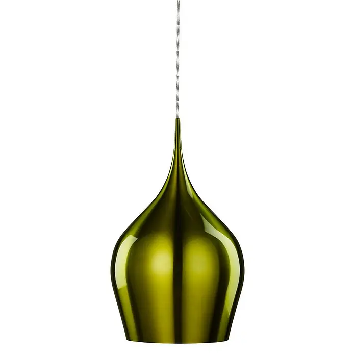 Searchlight Pendelleuchte Vibrant - 60 W, L x B x H: 26 x 26 x 160 cm, Grün, E27, 260 mm - Vorderansicht