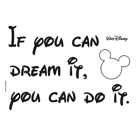 Komar Disney Edition 4 Dekosticker You Can Do It