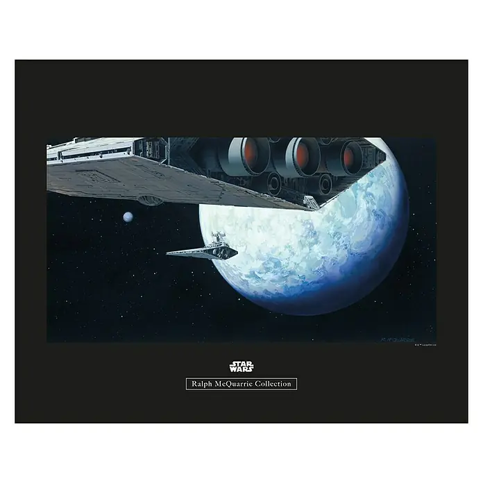 Komar Star Wars Poster RMQ Hoth Orbit - Disney, B x H: 40 x 30 cm - Vorderansicht