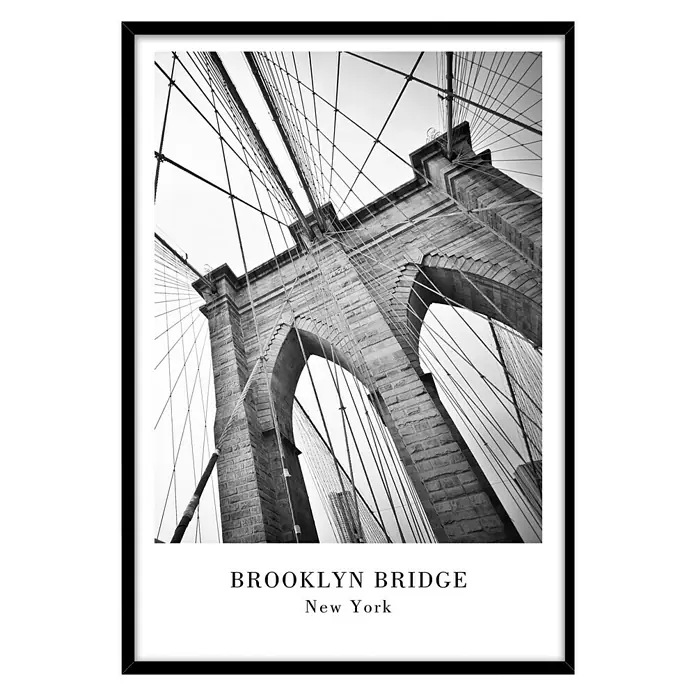 Bild New York - New York, B x H: 50 x 70 cm - Vorderansicht