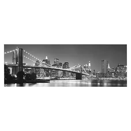 Leinwandbild Brooklyn Bridge At Night
