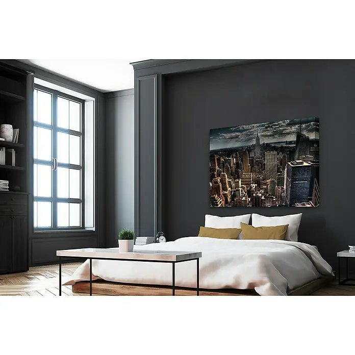 Leinwandbild Manhattan - Manhattan, B x H: 100 x 75 cm - Stimmungsaufnahme