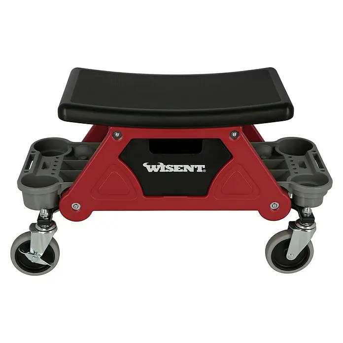 Wisent Taburete de taller con ruedas - 68 x 37 x 38,5 cm, Carga soportada: 135 kg
