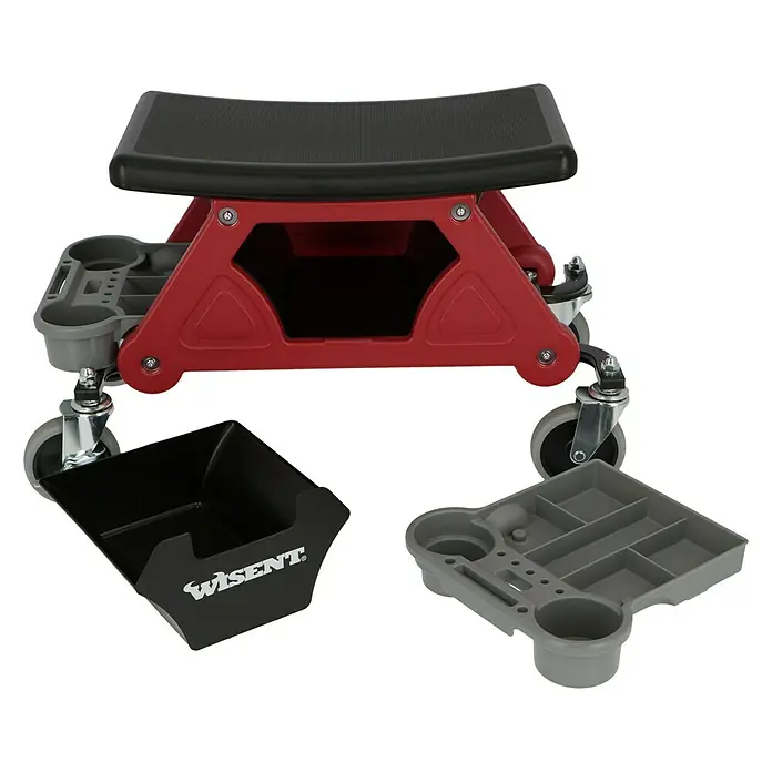 Wisent Montage-Rollhocker - 68 x 37 x 38,5 cm, Belastbarkeit: 135 kg