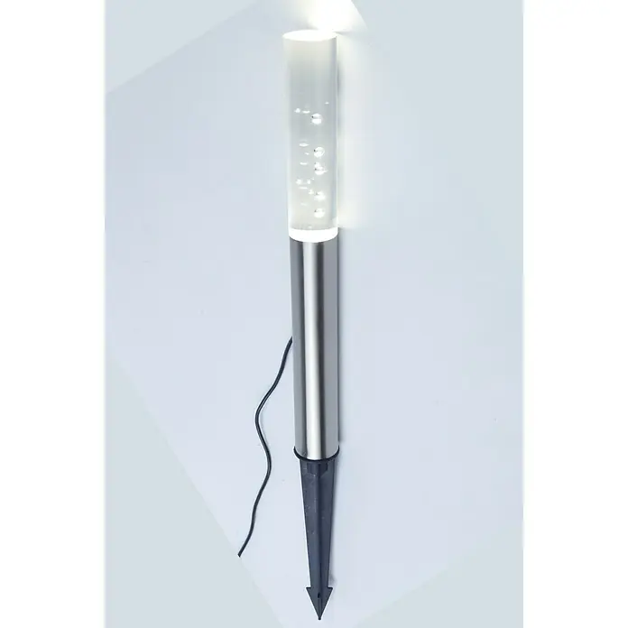 Lutec Estaca solar Burbuja - Plateado