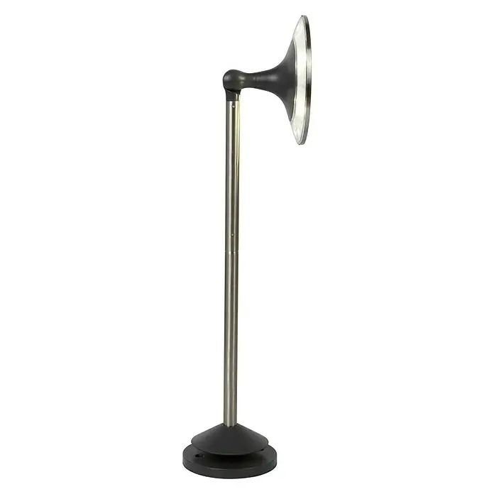 Lutec Sobremuro solar LED Kiwa de Sun Connec - Plateado, Altura: 53 cm, LED