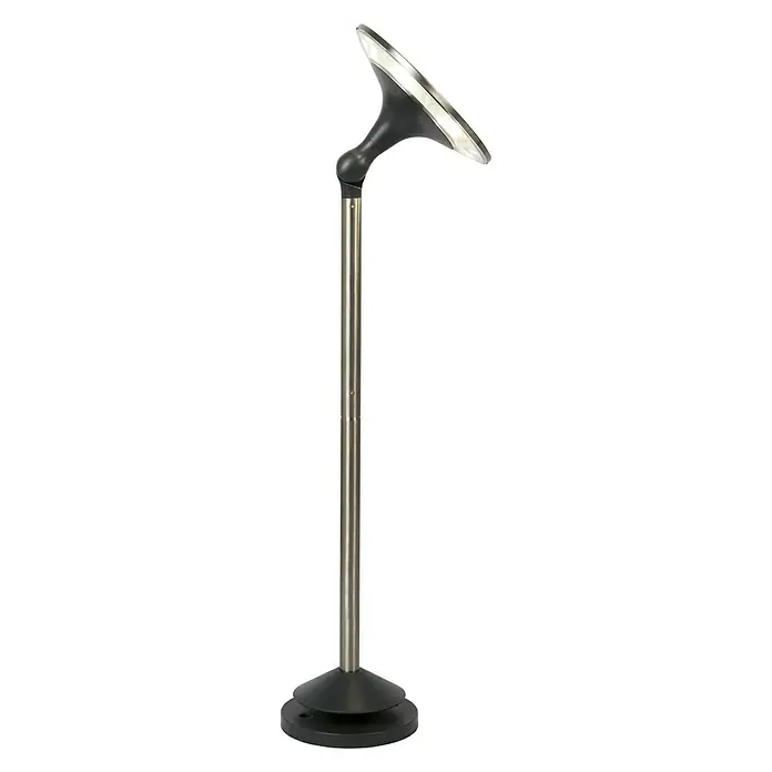 Lutec Sobremuro solar LED Kiwa de Sun Connec - Plateado, Altura: 53 cm, LED