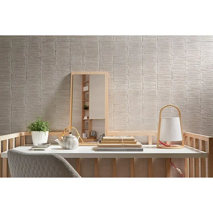 BHS Showroom Revestimiento cerámico Gizeh Concept - 40 x 120 cm, Blanco, Rectificado