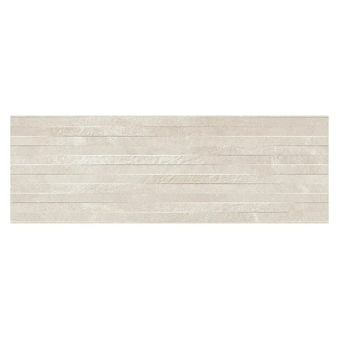 Revestimiento cerámico Mont Concept - 30 x 90 cm, Blanco, Rectificado, Efecto piedra
