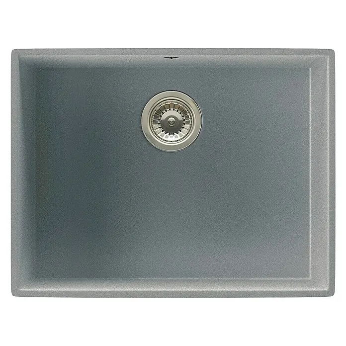 Atron Fregadero encastrable Essen - 43,6 x 54,6 cm, 1 cubeta, Acrílico, Metal, Mate