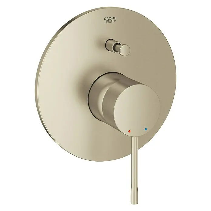 Grohe Essence UP-Badewannenarmatur - Nickel, Matt - Vorderansicht