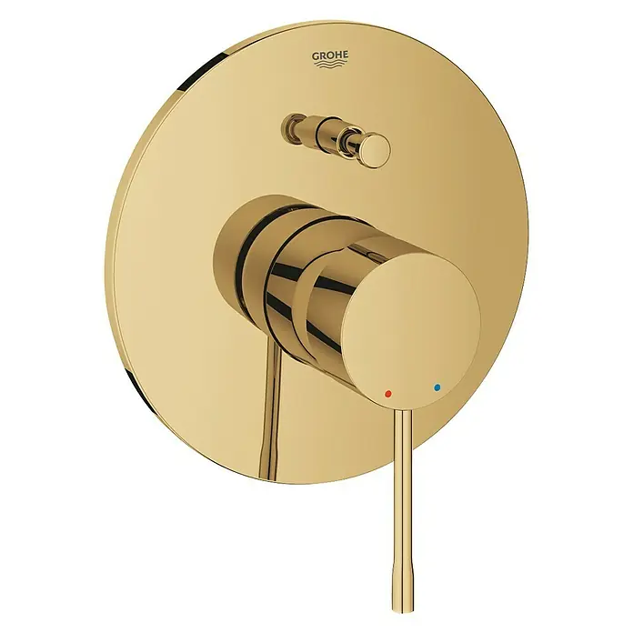 Grohe Essence UP-Badewannenarmatur - Cool Sunrise, Glänzend - Vorderansicht