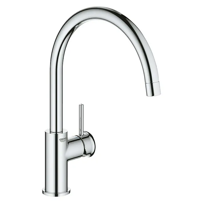Grohe Start Classic Spültischarmatur - Chrom, Glänzend, Hoher Auslauf - Vorderansicht
