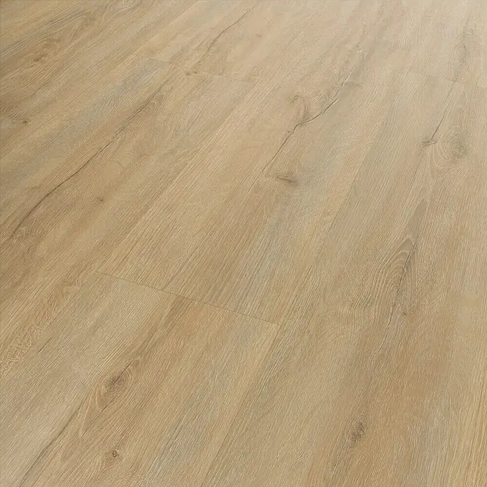 b!design Vinylboden Rigid Maxi Ashton Eiche - 1.220 x 228 x 4,8 mm, Landhausdiele - Linke Seitenansicht