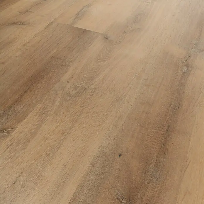 b!design Vinylboden Maxi Cognac Eiche - 1.210 x 220 x 4,2 mm, Landhausdiele - Linke Seitenansicht