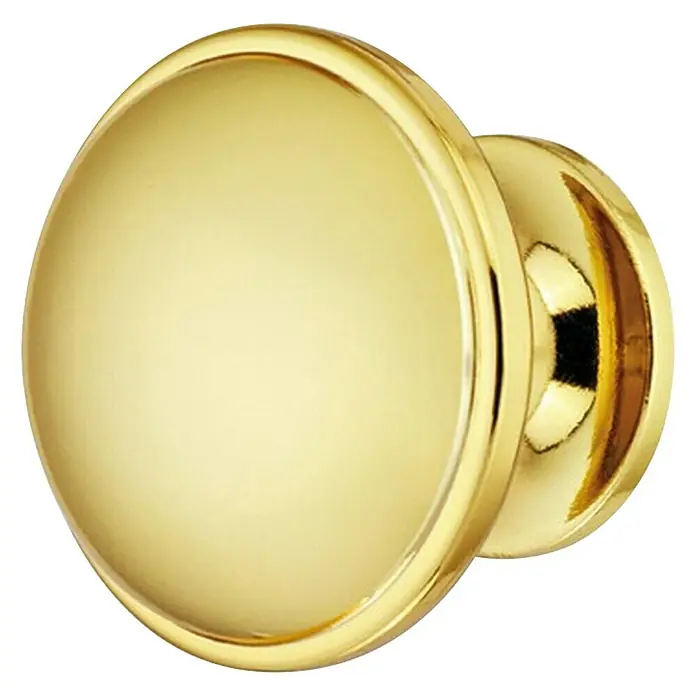 Häfele Pomo para muebles Dorado - Ø x Al: 36 x 28 mm, Otros - Vista frontal