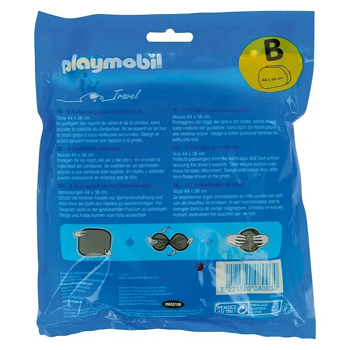 Parasol para el coche Playmobil - 2 uds., L x An: 45 x 36 cm