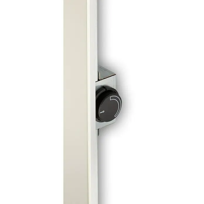 Infrarot-Keramikheizkörper - B x H: 60 x 120 cm, 1.100 W, Weiß, Grau - Ansicht von oben