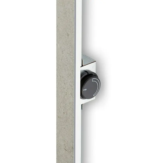 Infrarot-Keramikheizkörper - B x H: 60 x 120 cm, 1.100 W, Grau - Ansicht von oben