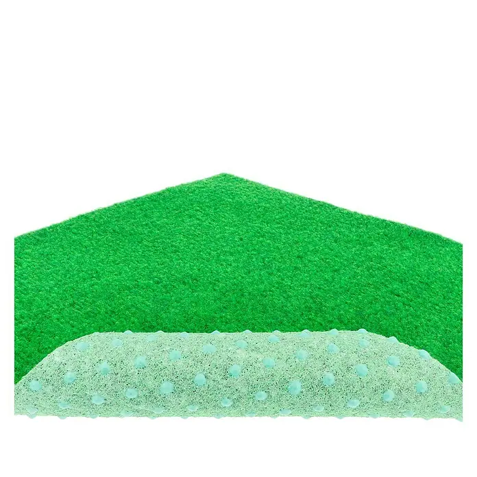 Rasenteppich Meterware Hockey - Breite: 400 cm, Mit Noppen, Grün