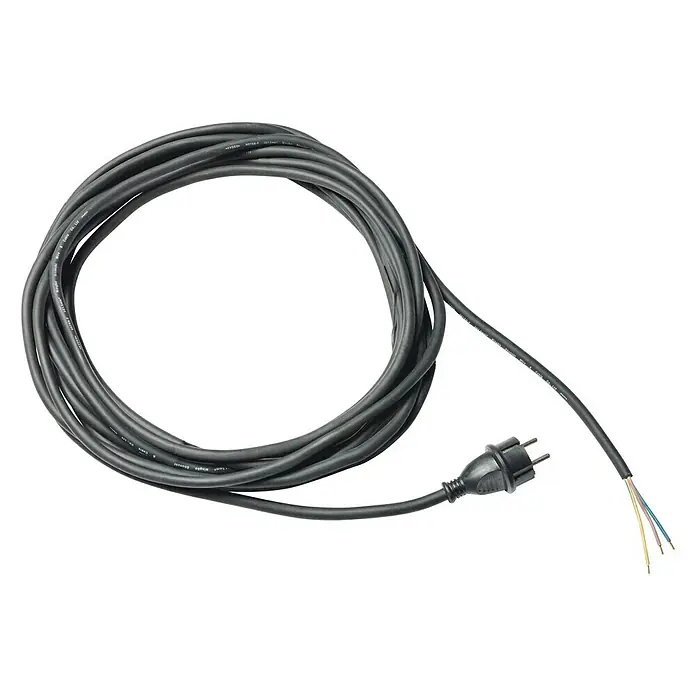 REV Zuleitung - 10 m, H07RN-F3G1,5, Schwarz, IP44