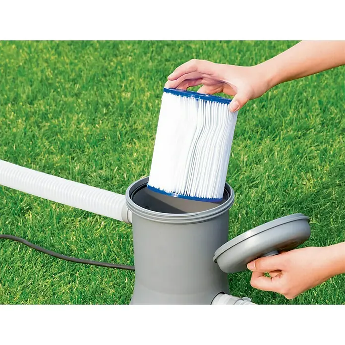 Bestway Flowclear Filterkartusche - Passend für: Flowclear Filterpumpen 2.006 l/h, Flowclear Filterpumpen 3.028 l/h, 2 Stk.