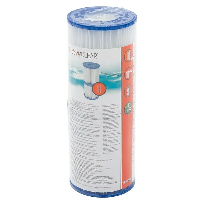 Bestway Flowclear Filterkartusche - Passend für: Flowclear Filterpumpen 2.006 l/h, Flowclear Filterpumpen 3.028 l/h, 2 Stk.