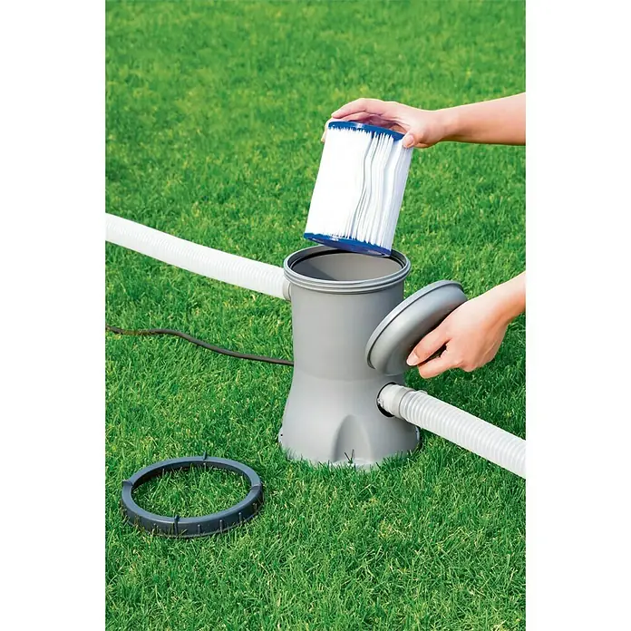Bestway Flowclear Filterkartusche - Passend für: Flowclear Filterpumpen 2.006 l/h, Flowclear Filterpumpen 3.028 l/h, 2 Stk.